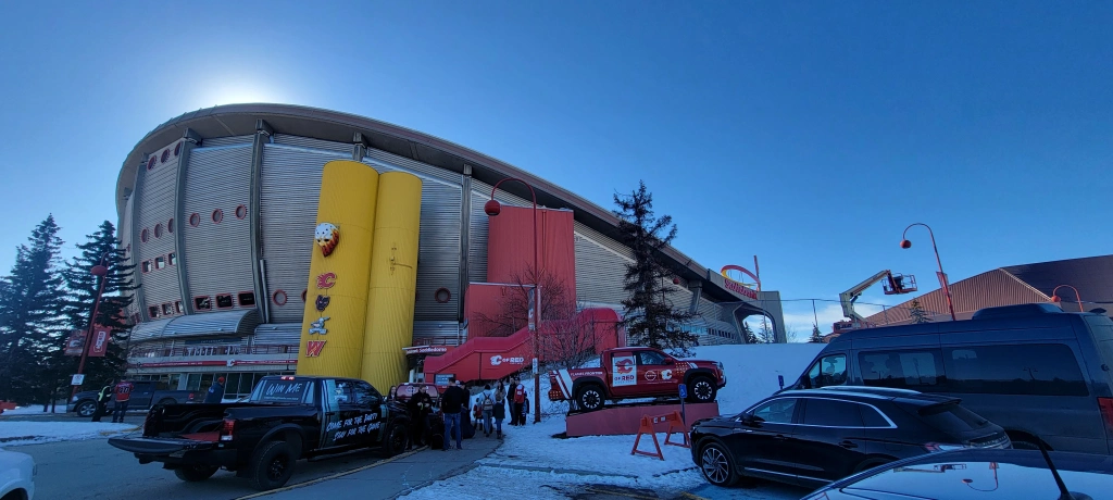 Lighting a Fire in the Scotiabank Saddledome
